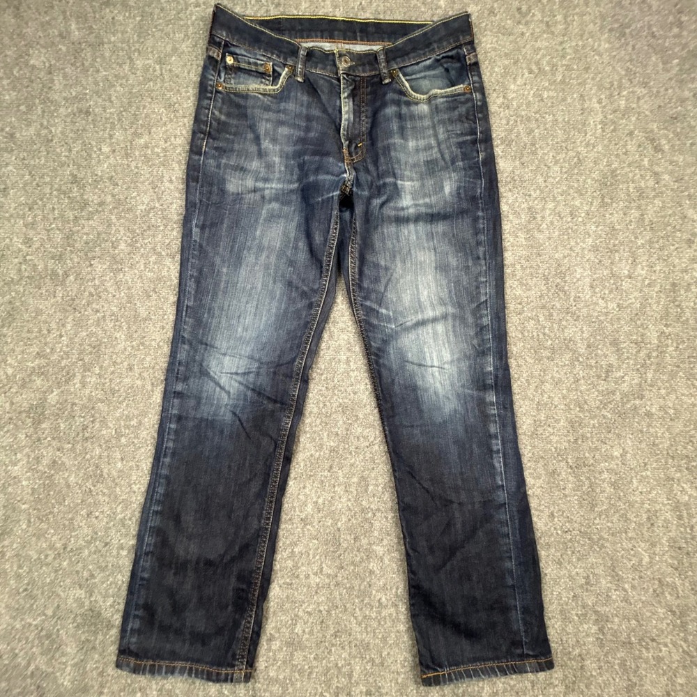 Levi's 541 Athletic Fit Jeans Mens 30x30 Dark Wash Tapered Stretch Denim 2856